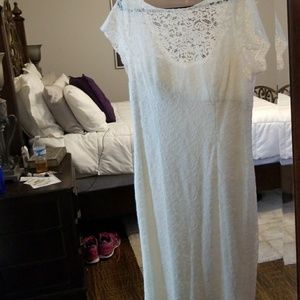 Lace Ivory Short Dress